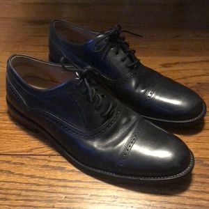 Cole Haan Cap Toe Black Dress Shoe